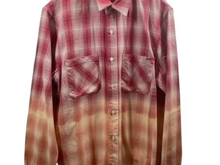 AMIRI LS Shirt S Cotton PNK Plaid RN 150712 Online Sale