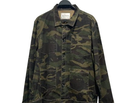 ELEVEN PARIS Deck Jkt L Cotton GRN Camouflage Eleven Paris Altier Numero 11 on Sale